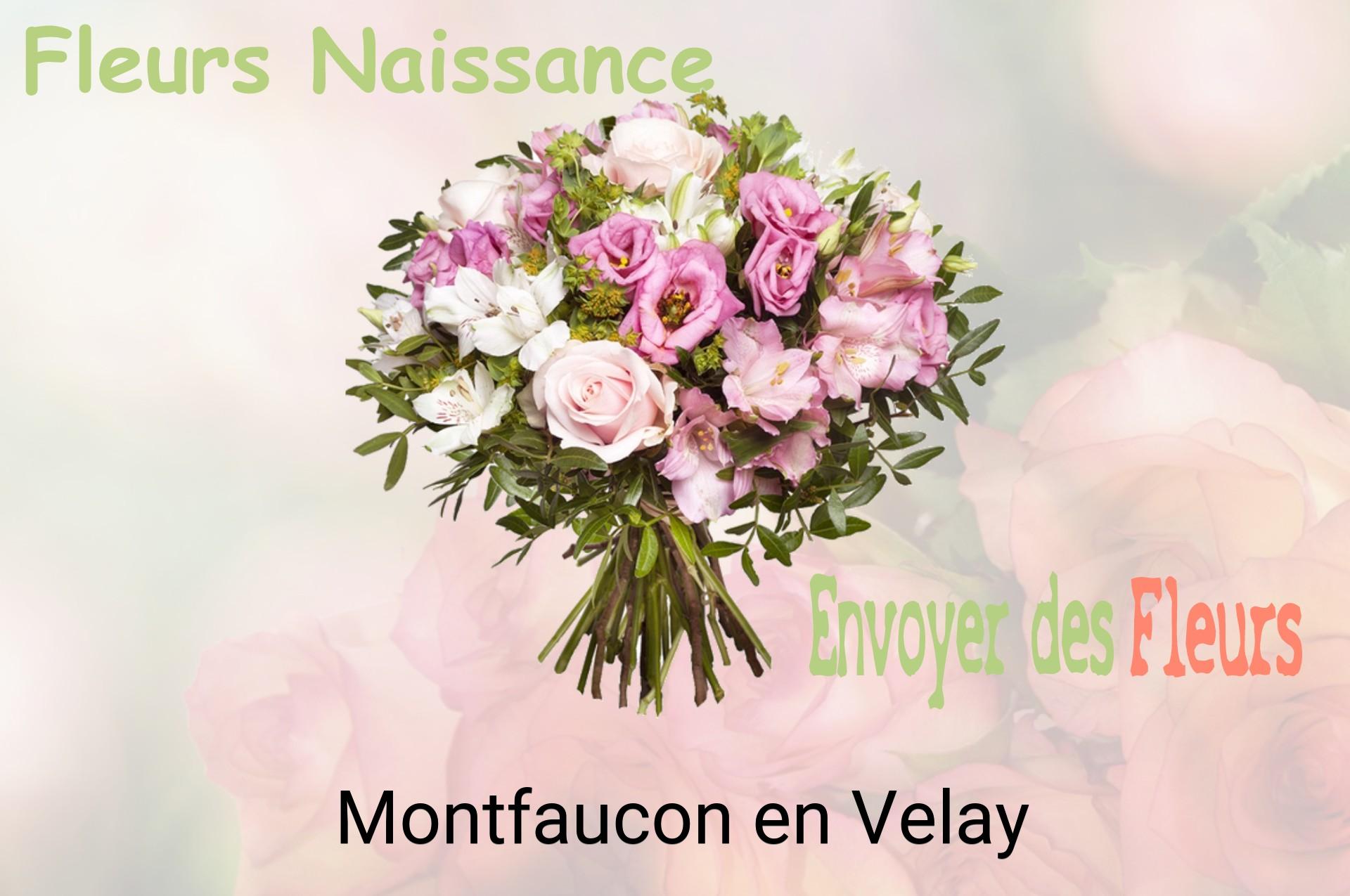 Bouquet de fleurs de naissance livré à Montfaucon-en-Velay